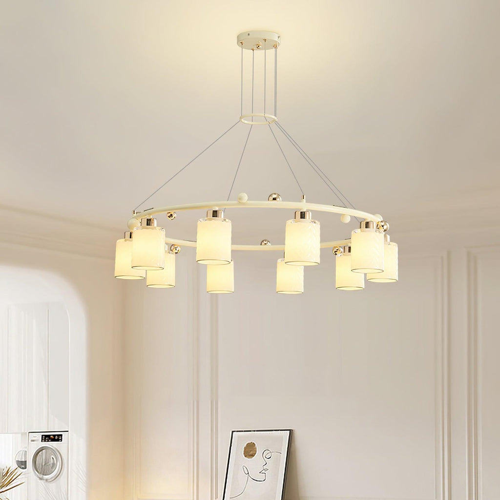 Larenfield Glass Chandelier-Moonnatur
