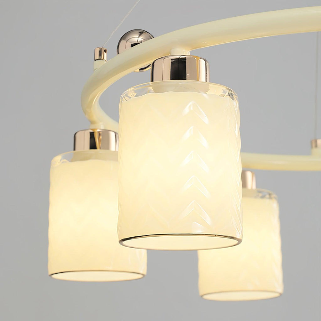 Larenfield Glass Chandelier-Moonnatur