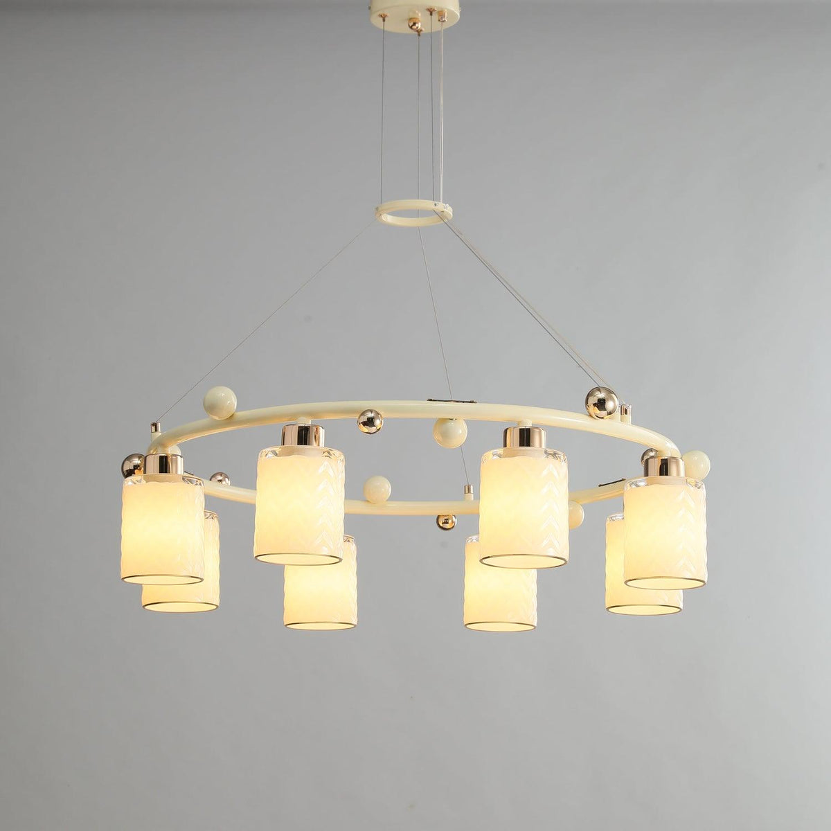 Larenfield Glass Chandelier-Moonnatur
