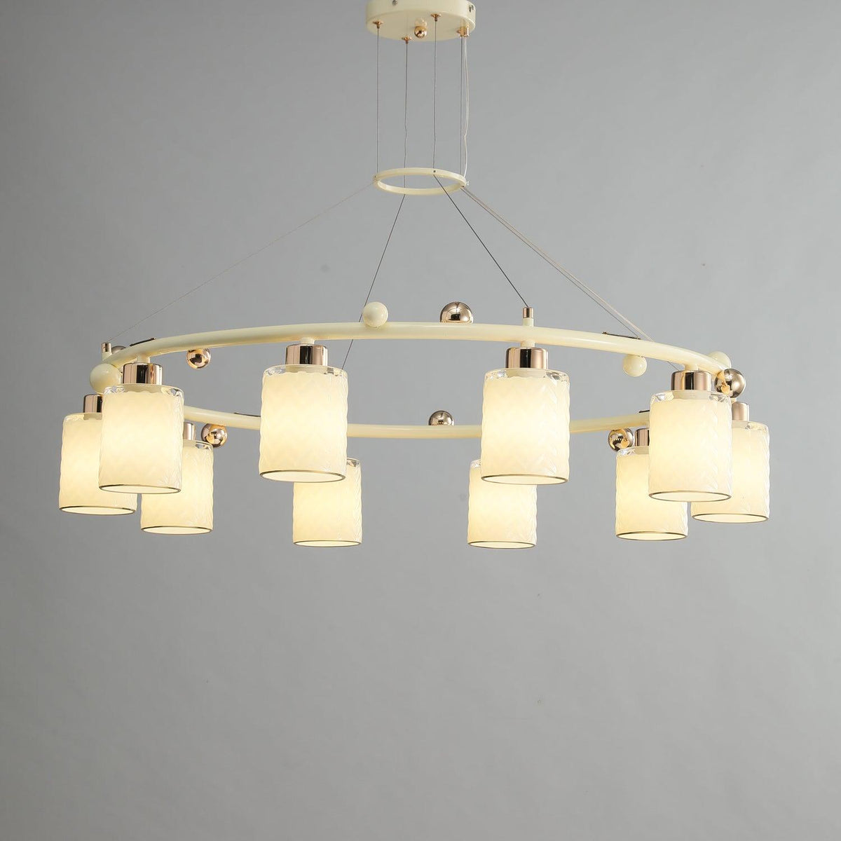 Larenfield Glass Chandelier-Moonnatur