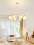 Larenfield Glass Chandelier-Moonnatur