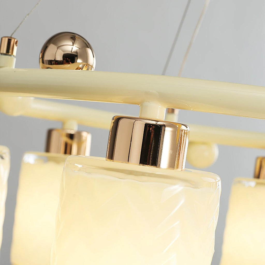 Larenfield Glass Chandelier-Moonnatur