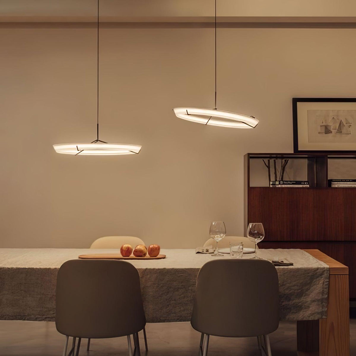 Lorrendale Stainless Steel Chandelier-Moonnatur