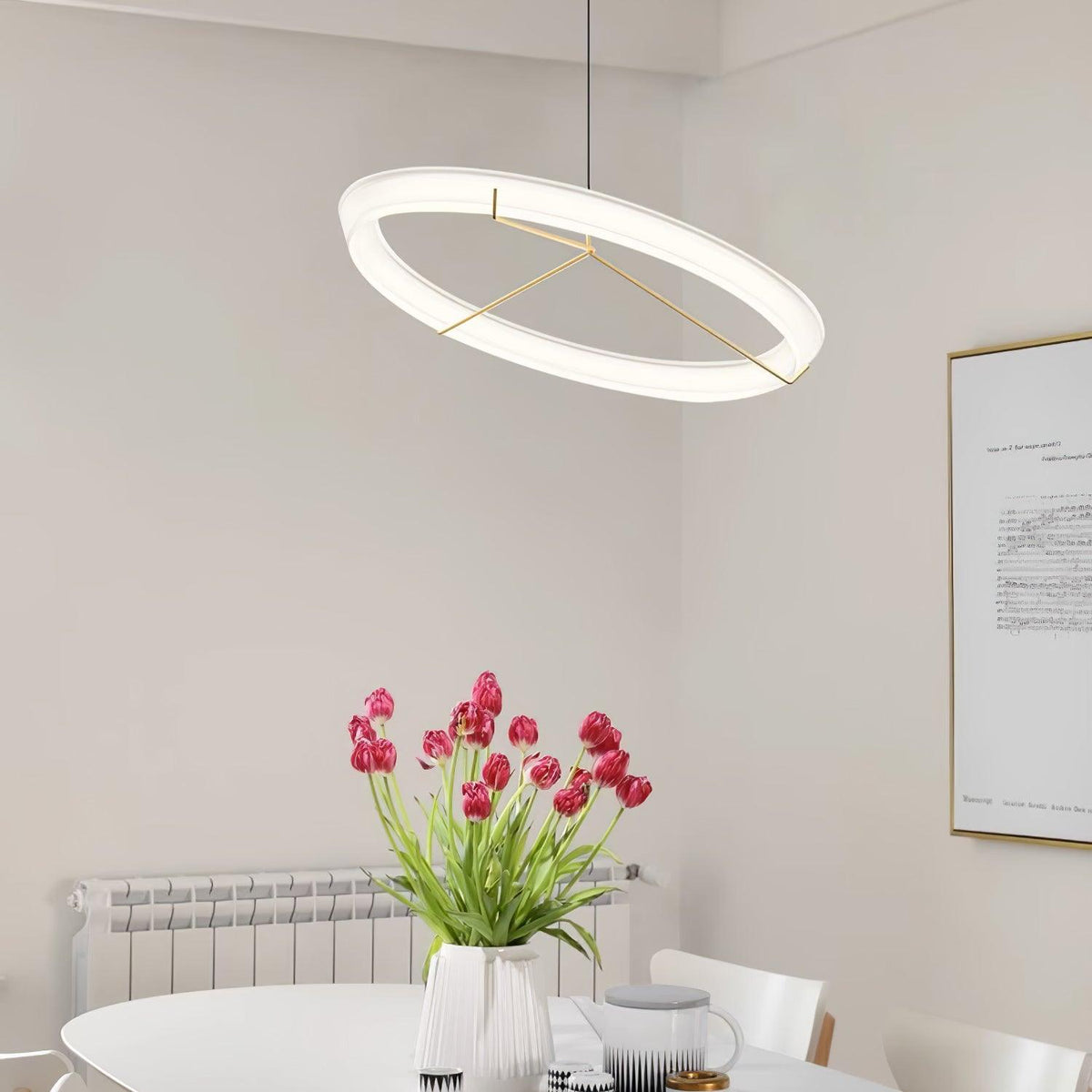 Lorrendale Stainless Steel Chandelier-Moonnatur