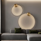 Valenelle Brass Wall Light-Moonnatur