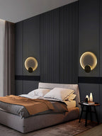 Valenelle Brass Wall Light-Moonnatur
