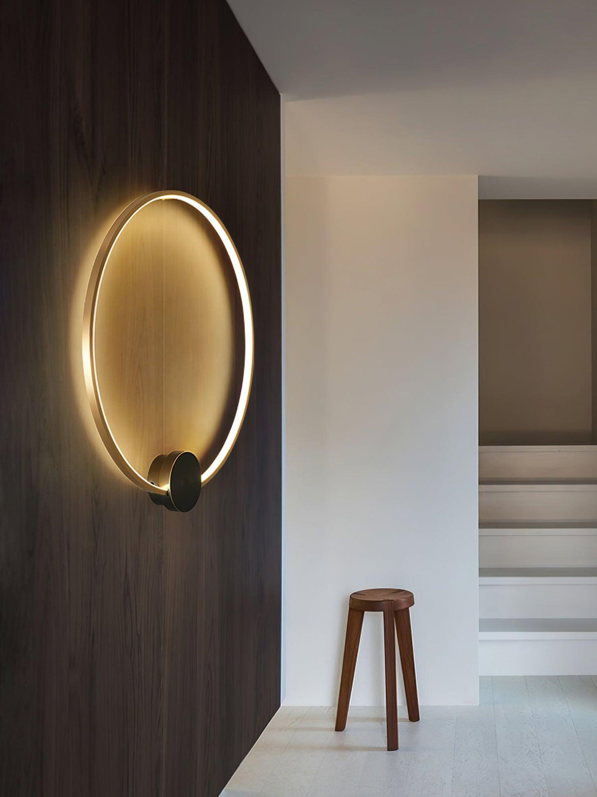 Valenelle Brass Wall Light-Moonnatur