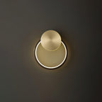 Valenelle Brass Wall Light-Moonnatur