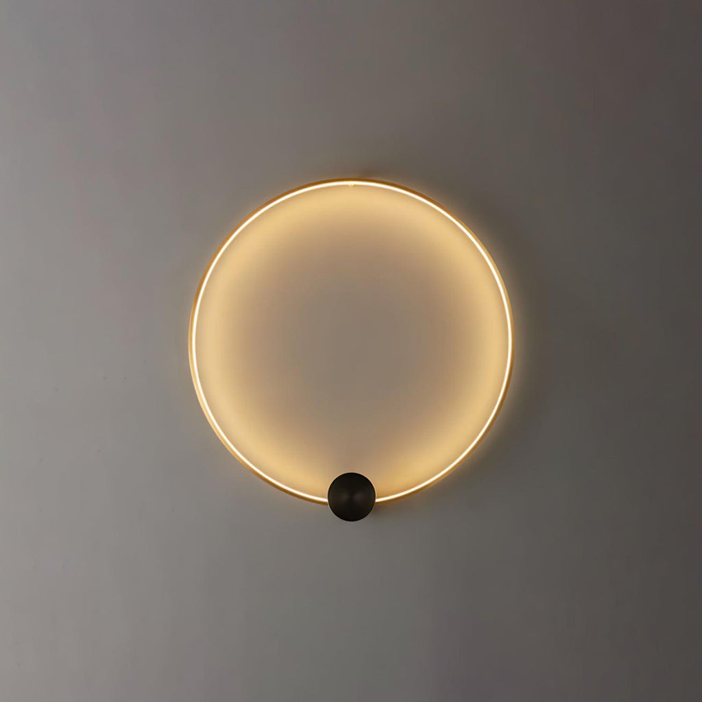 Valenelle Brass Wall Light-Moonnatur
