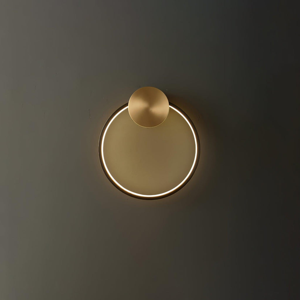 Valenelle Brass Wall Light-Moonnatur