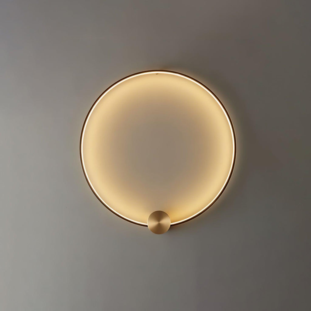 Valenelle Brass Wall Light-Moonnatur