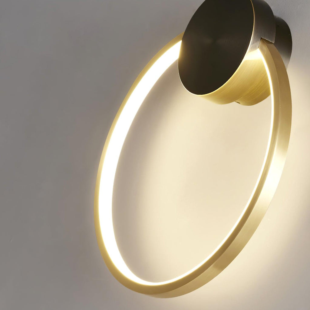 Valenelle Brass Wall Light-Moonnatur