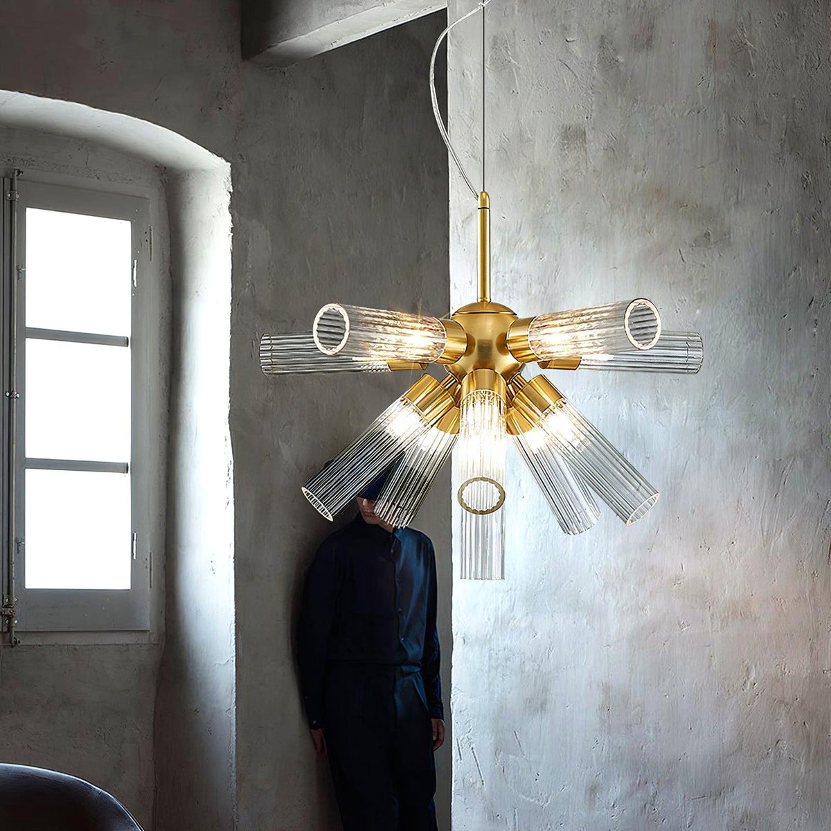 Fennlyn Acrylic Chandelier-Moonnatur