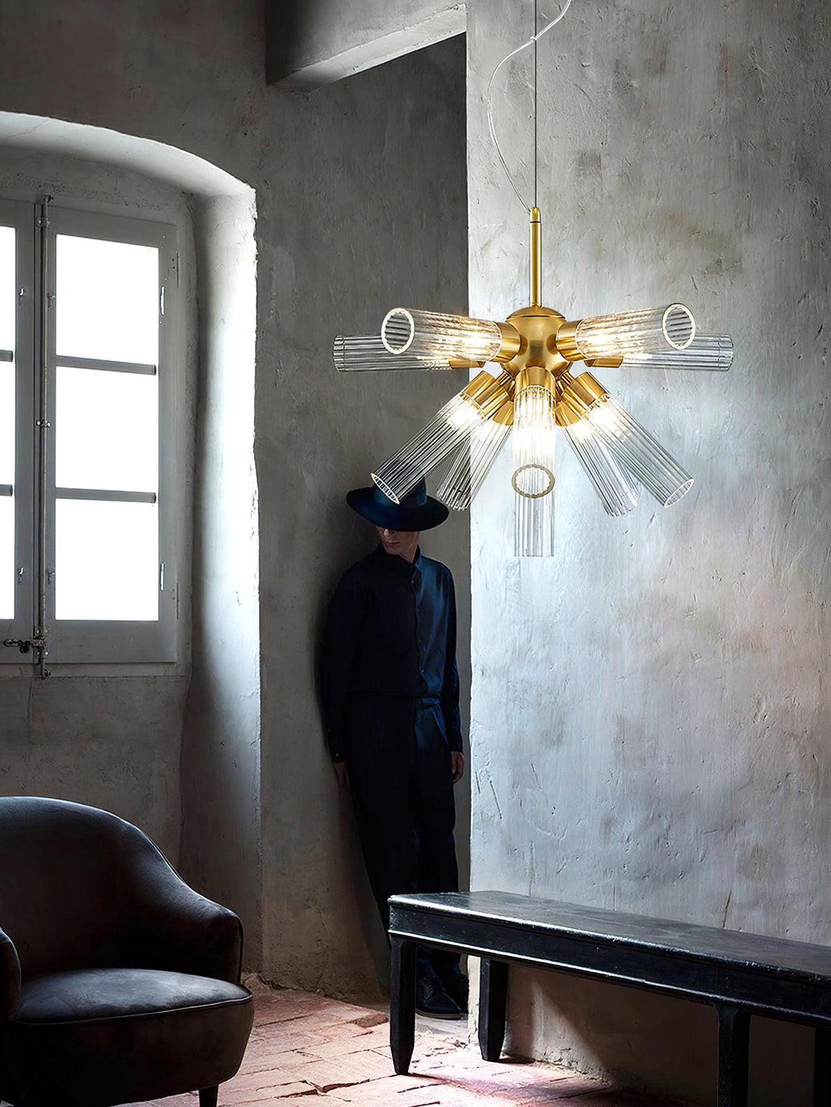 Fennlyn Acrylic Chandelier-Moonnatur