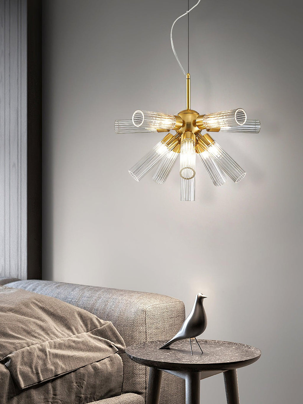 Fennlyn Acrylic Chandelier-Moonnatur