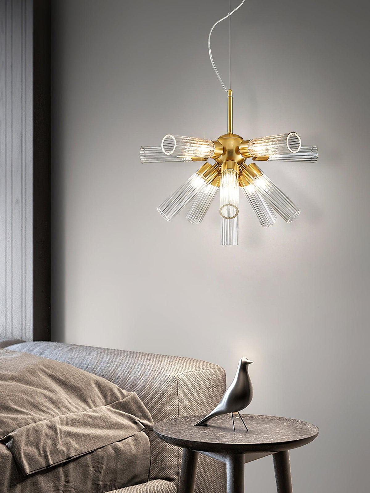 Fennlyn Acrylic Chandelier-Moonnatur
