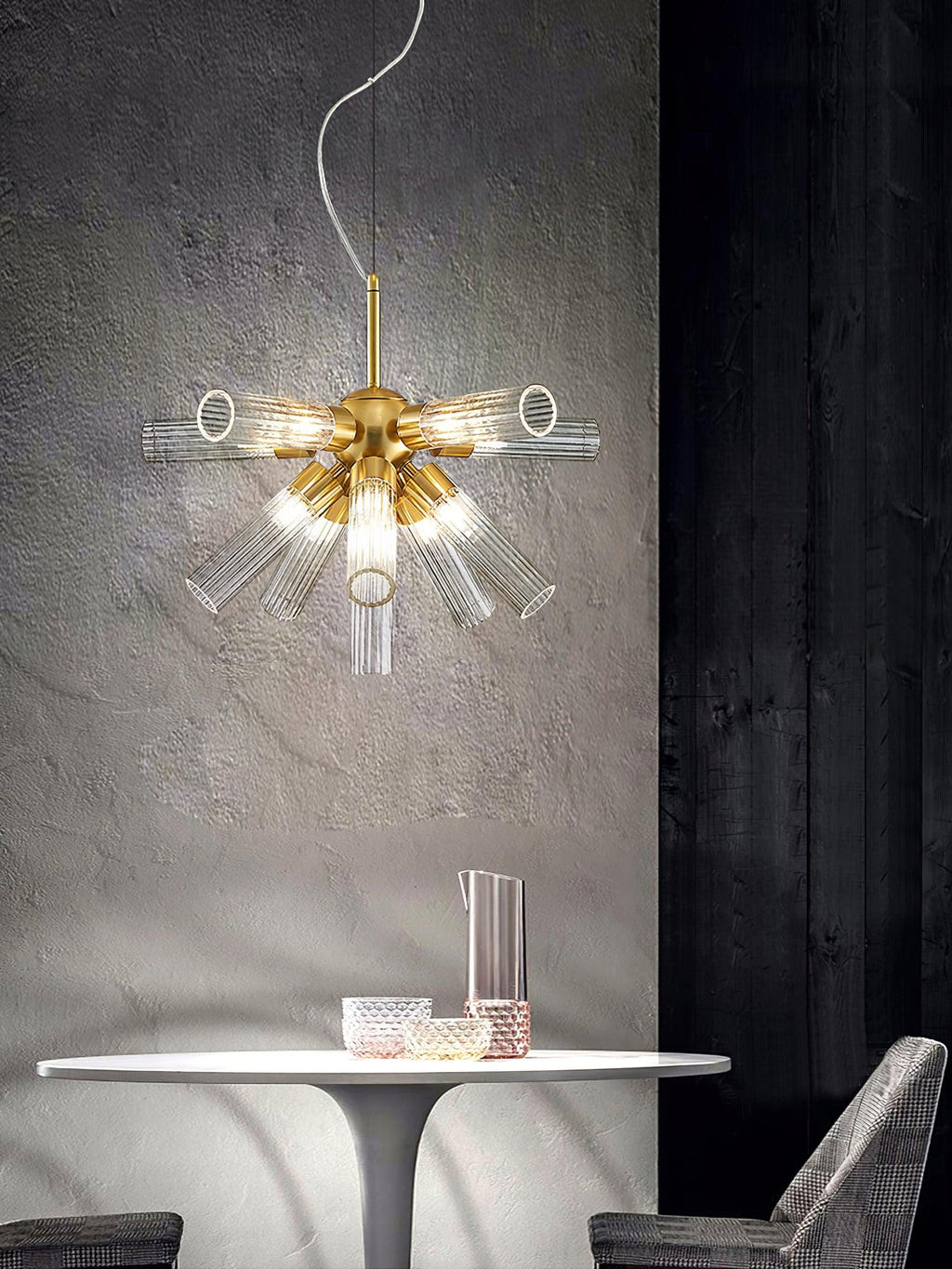 Fennlyn Acrylic Chandelier-Moonnatur
