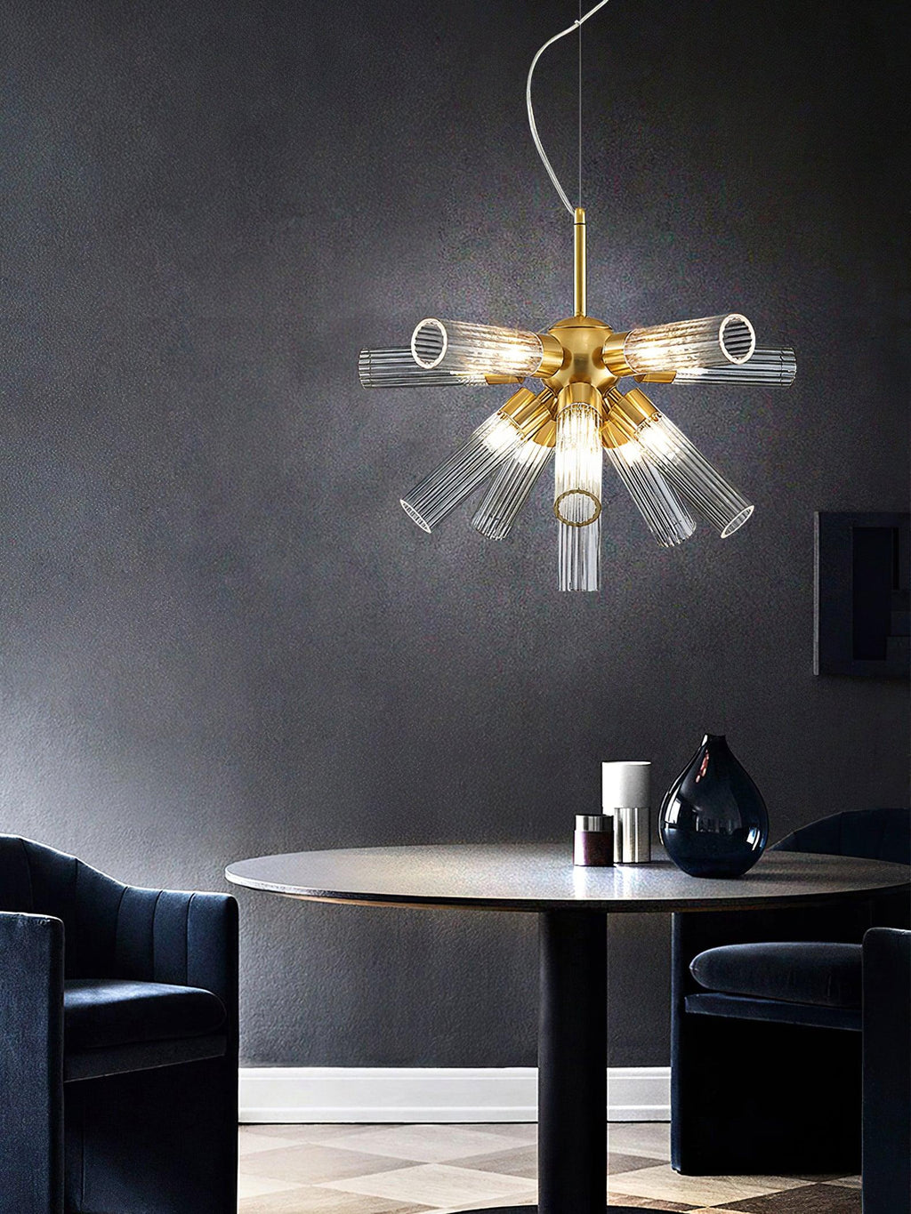 Fennlyn Acrylic Chandelier-Moonnatur