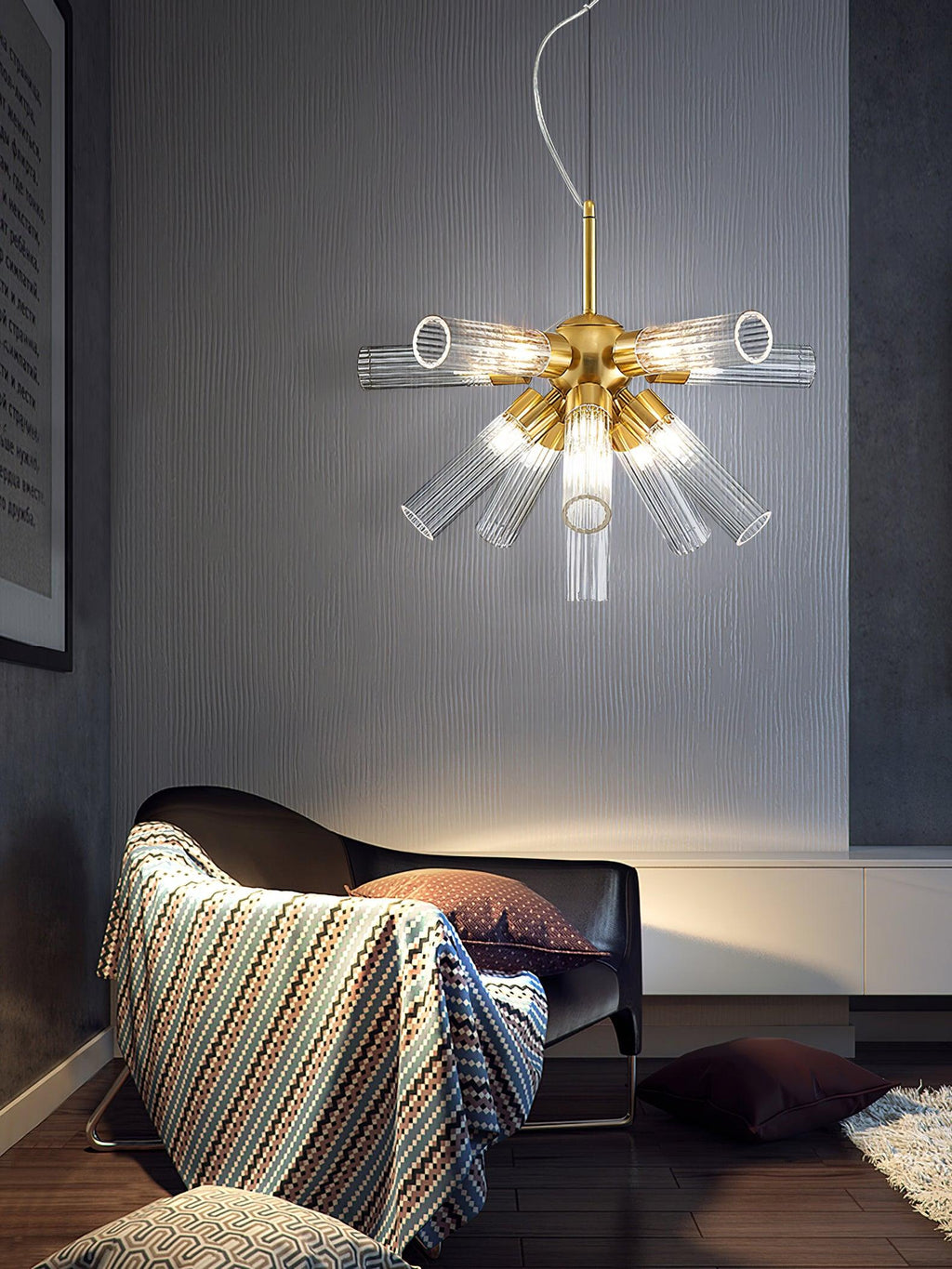 Fennlyn Acrylic Chandelier-Moonnatur