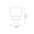 Orenlyn Alabaster Wall Light-Moonnatur