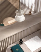 Larenelia Alabaster Pendant Light-Moonnatur