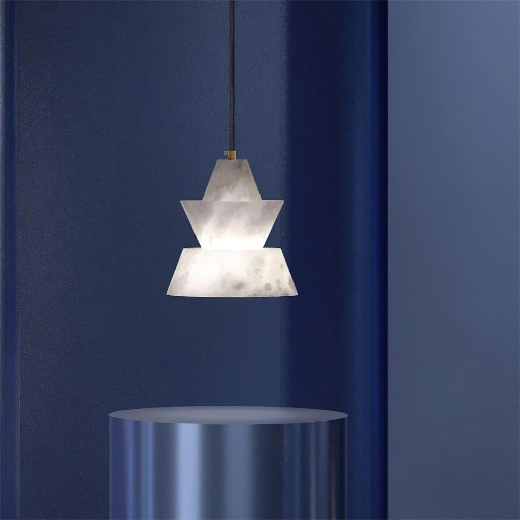 Larenelia Alabaster Pendant Light-Moonnatur