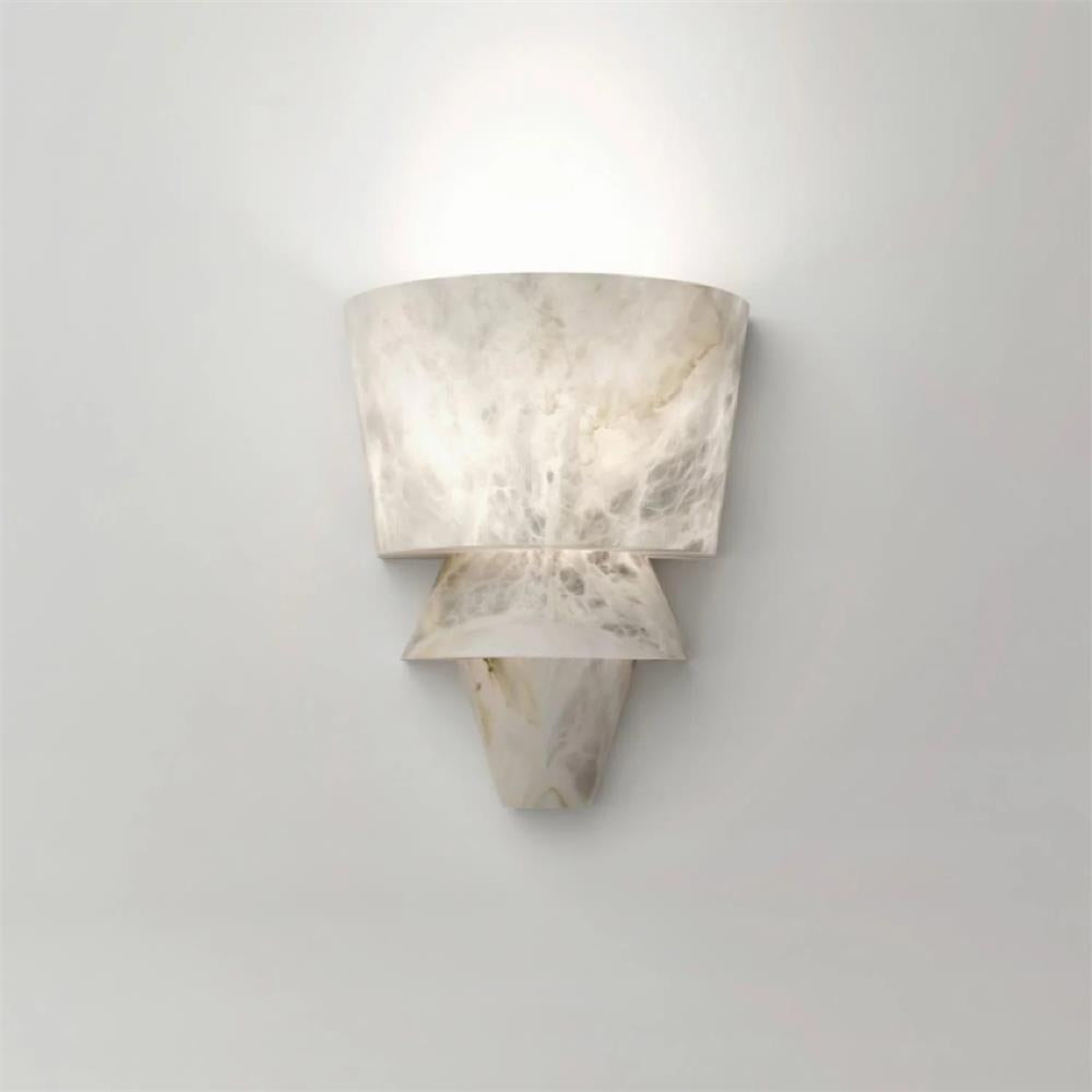 Orenlyn Alabaster Wall Light-Moonnatur