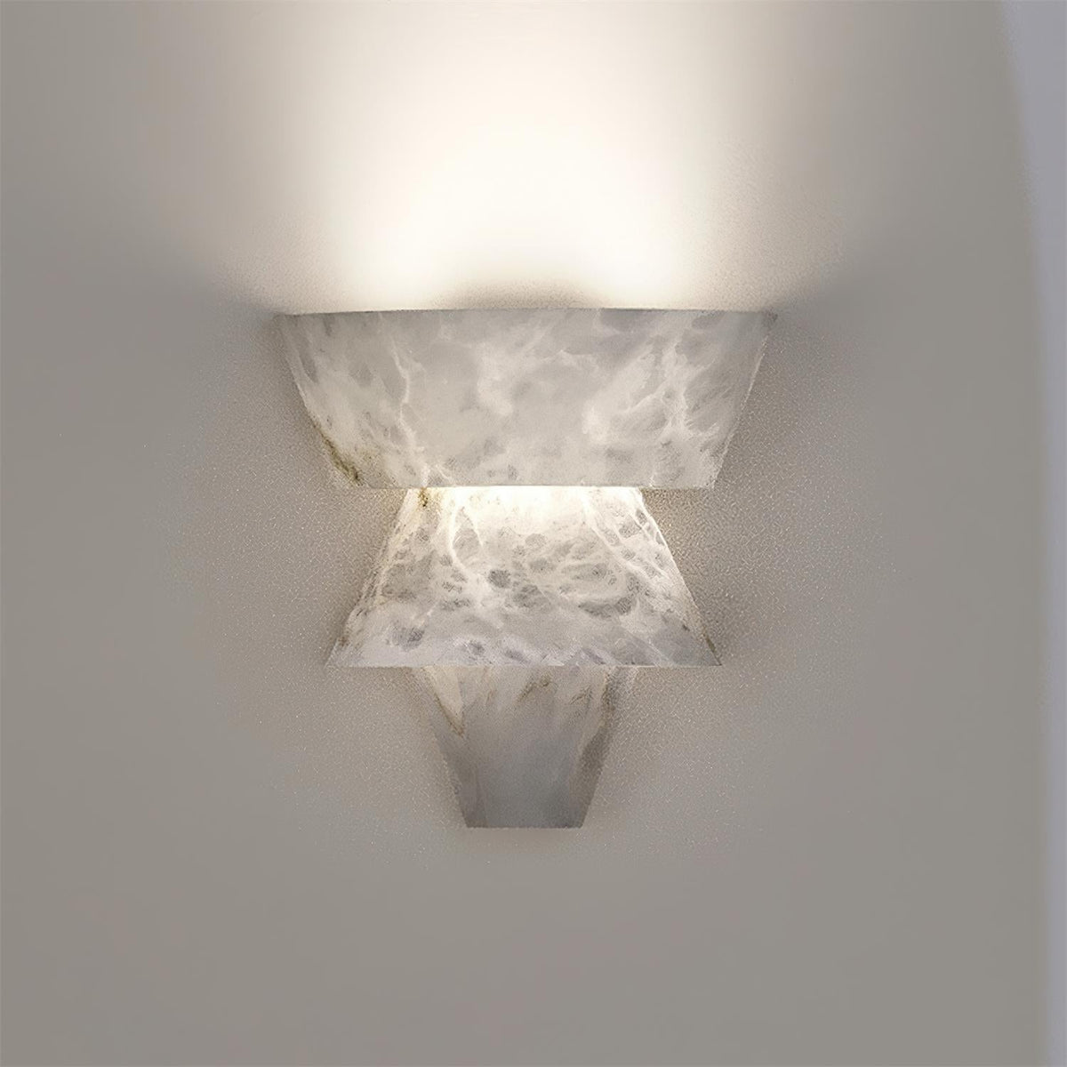Orenlyn Alabaster Wall Light-Moonnatur