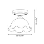Dorrenelis Glass Ceiling Light-Moonnatur