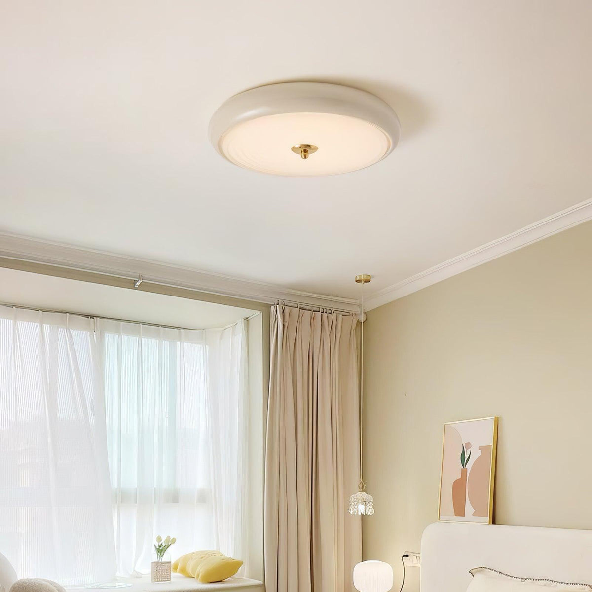 Haverara Glass Ceiling Light-Moonnatur
