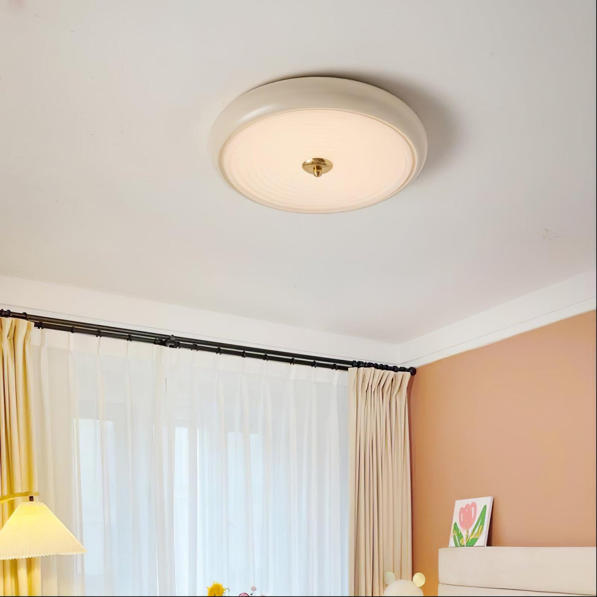 Haverara Glass Ceiling Light-Moonnatur