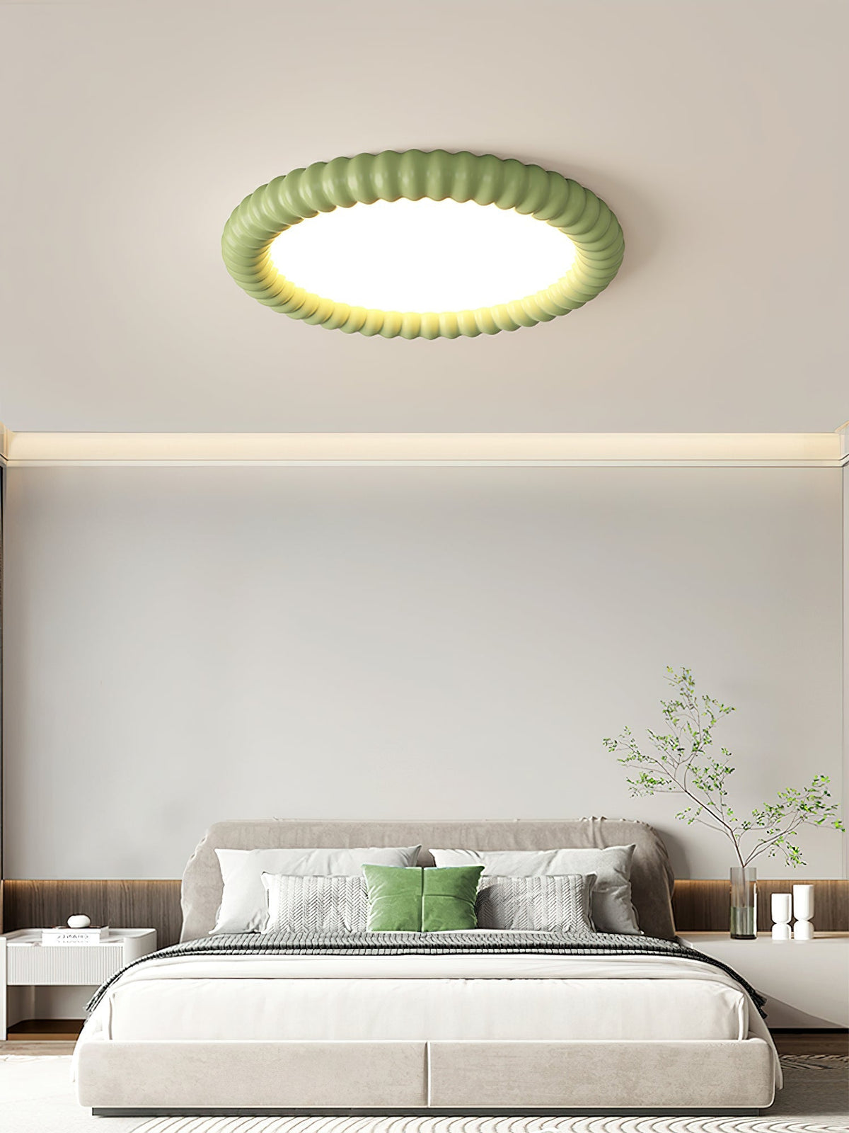 Wrenune Resin Ceiling Light-Moonnatur