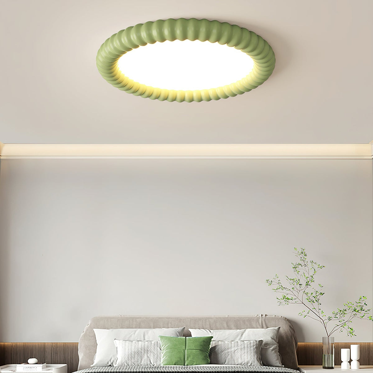 Wrenune Resin Ceiling Light-Moonnatur