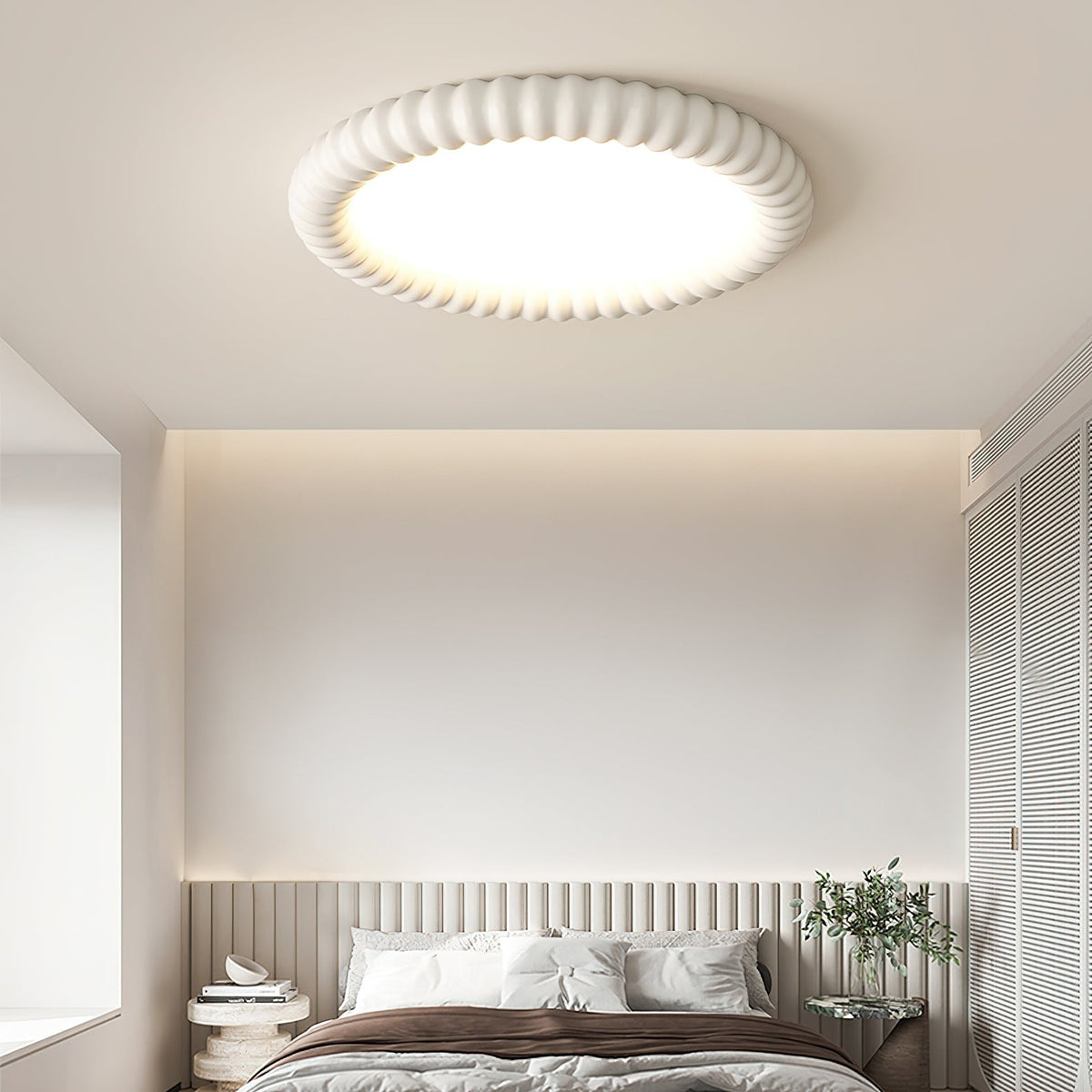 Wrenune Resin Ceiling Light-Moonnatur