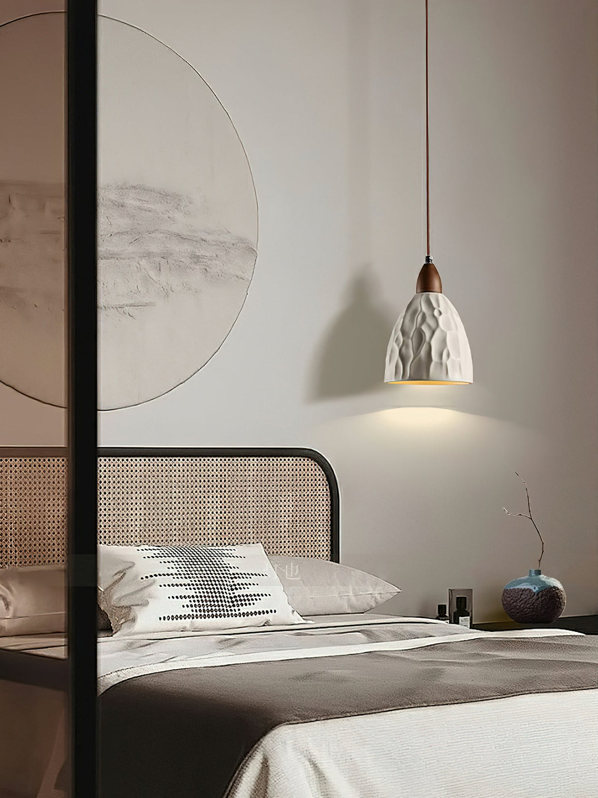 Rivenora Cement Pendant Light-Moonnatur