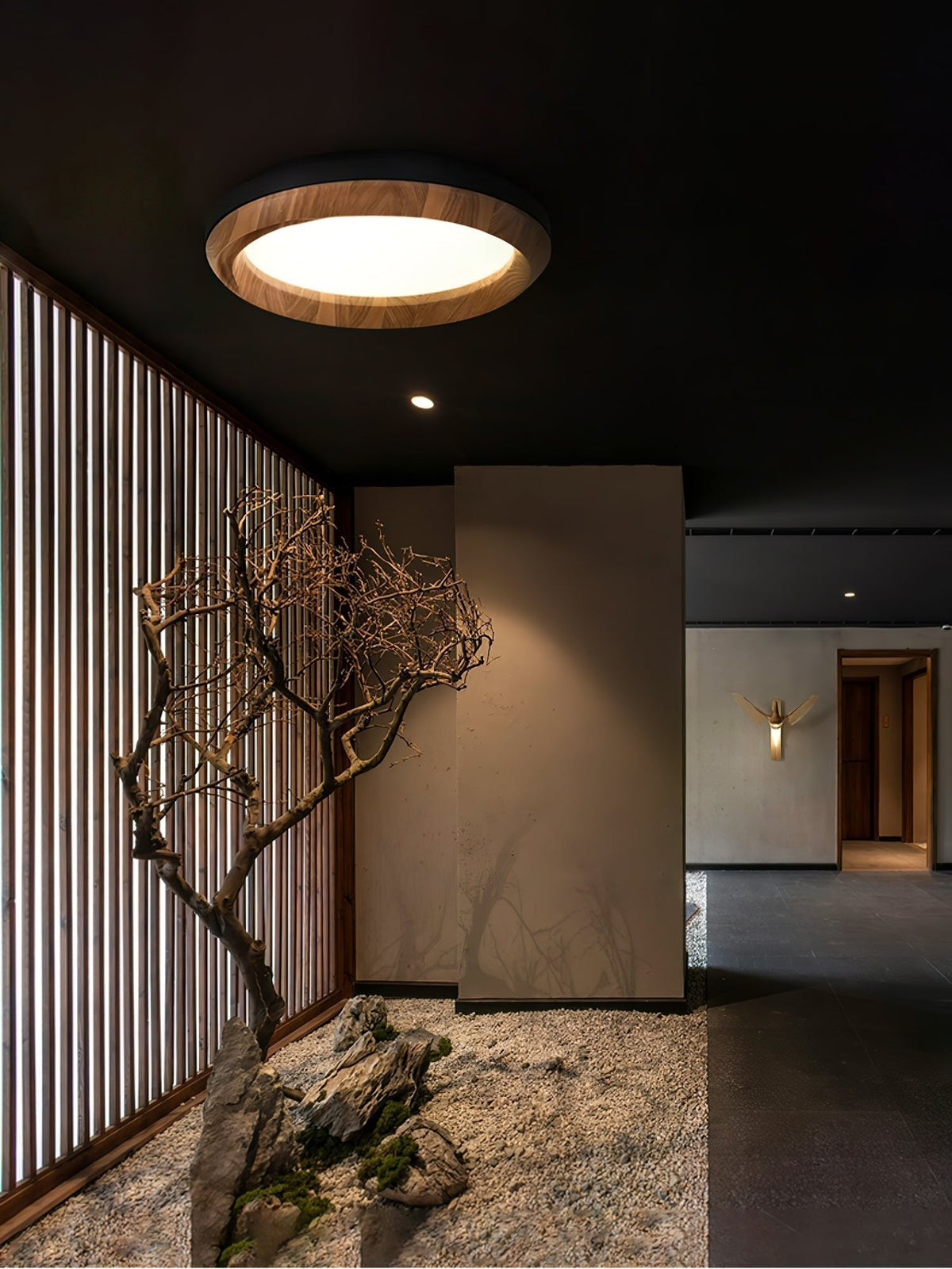 Vardenenna Wood Ceiling Light-Moonnatur