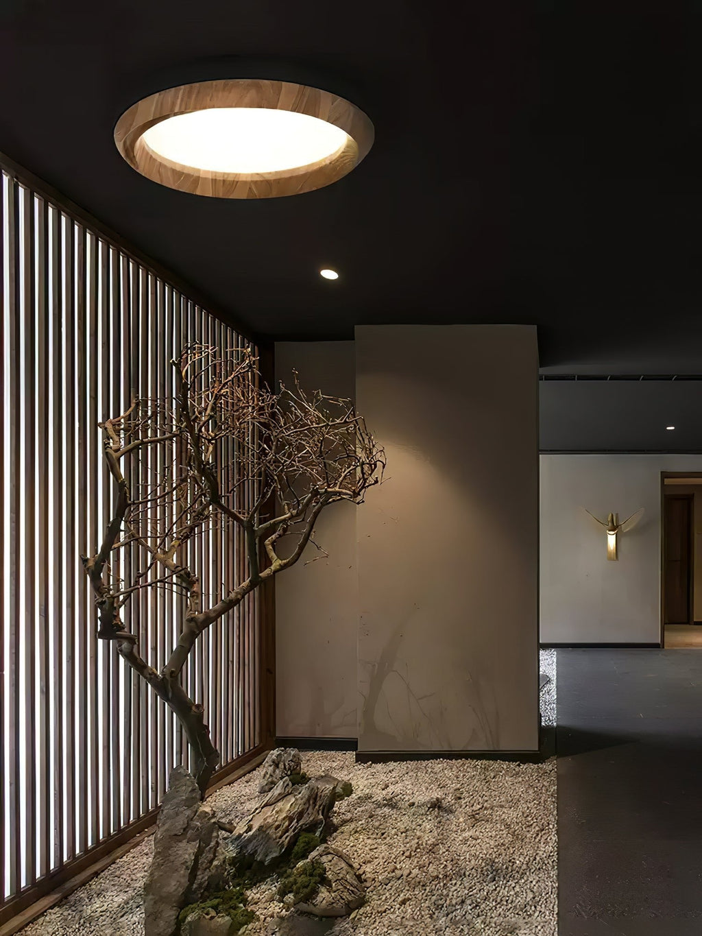 Vardenenna Wood Ceiling Light-Moonnatur