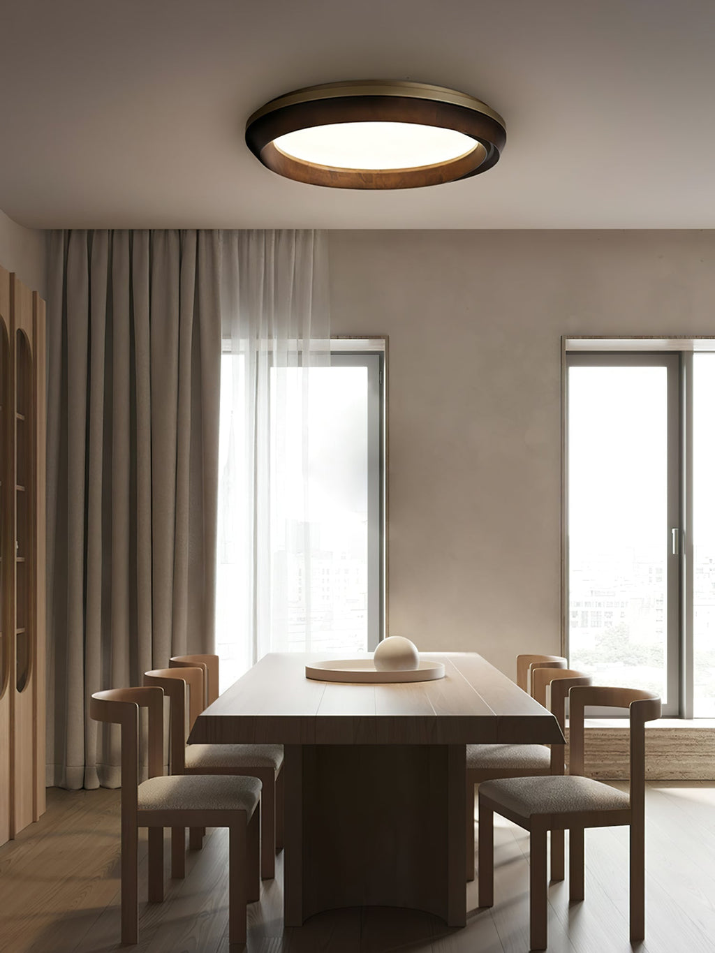 Vardenenna Wood Ceiling Light-Moonnatur