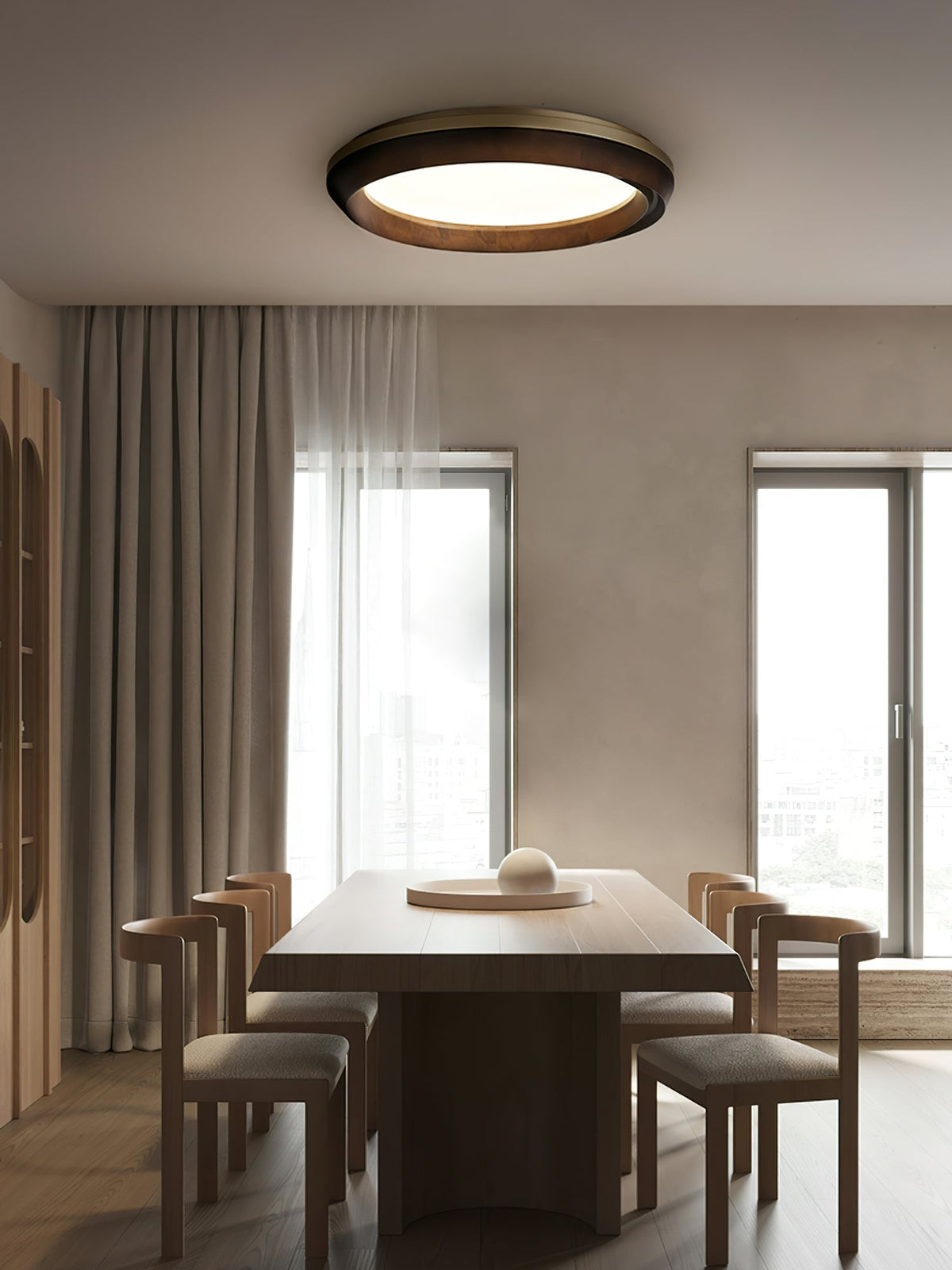 Vardenenna Wood Ceiling Light-Moonnatur
