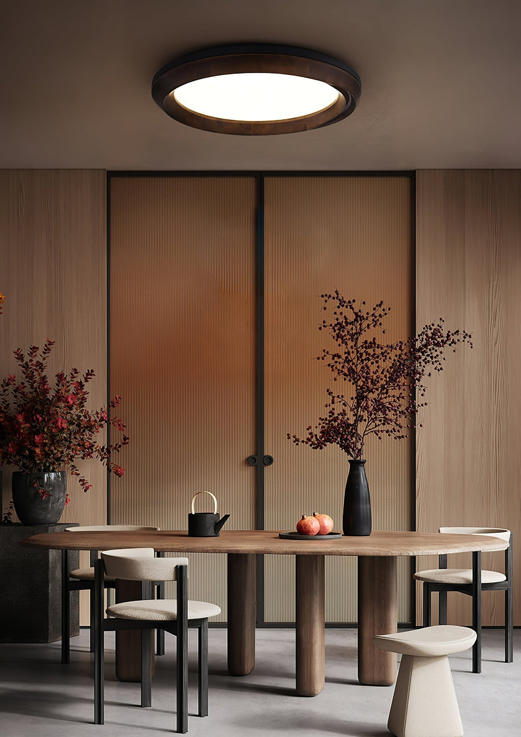 Vardenenna Wood Ceiling Light-Moonnatur