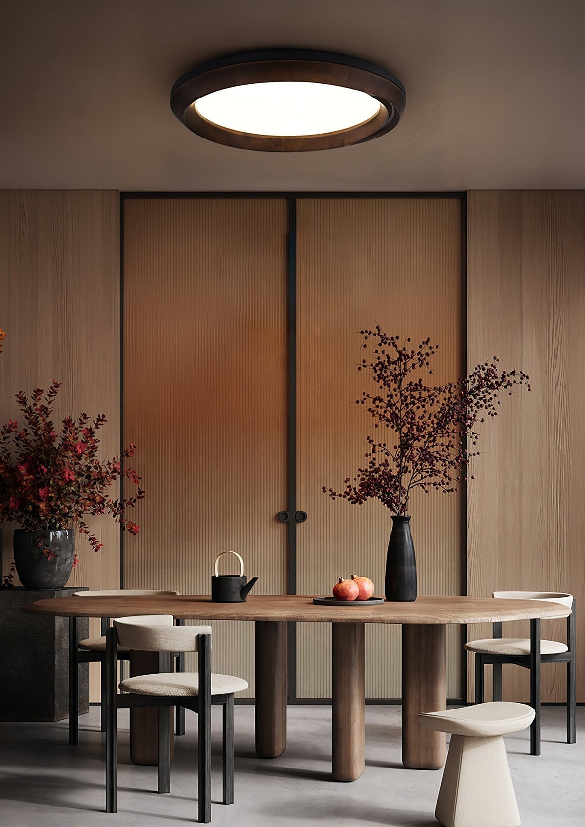 Vardenenna Wood Ceiling Light-Moonnatur