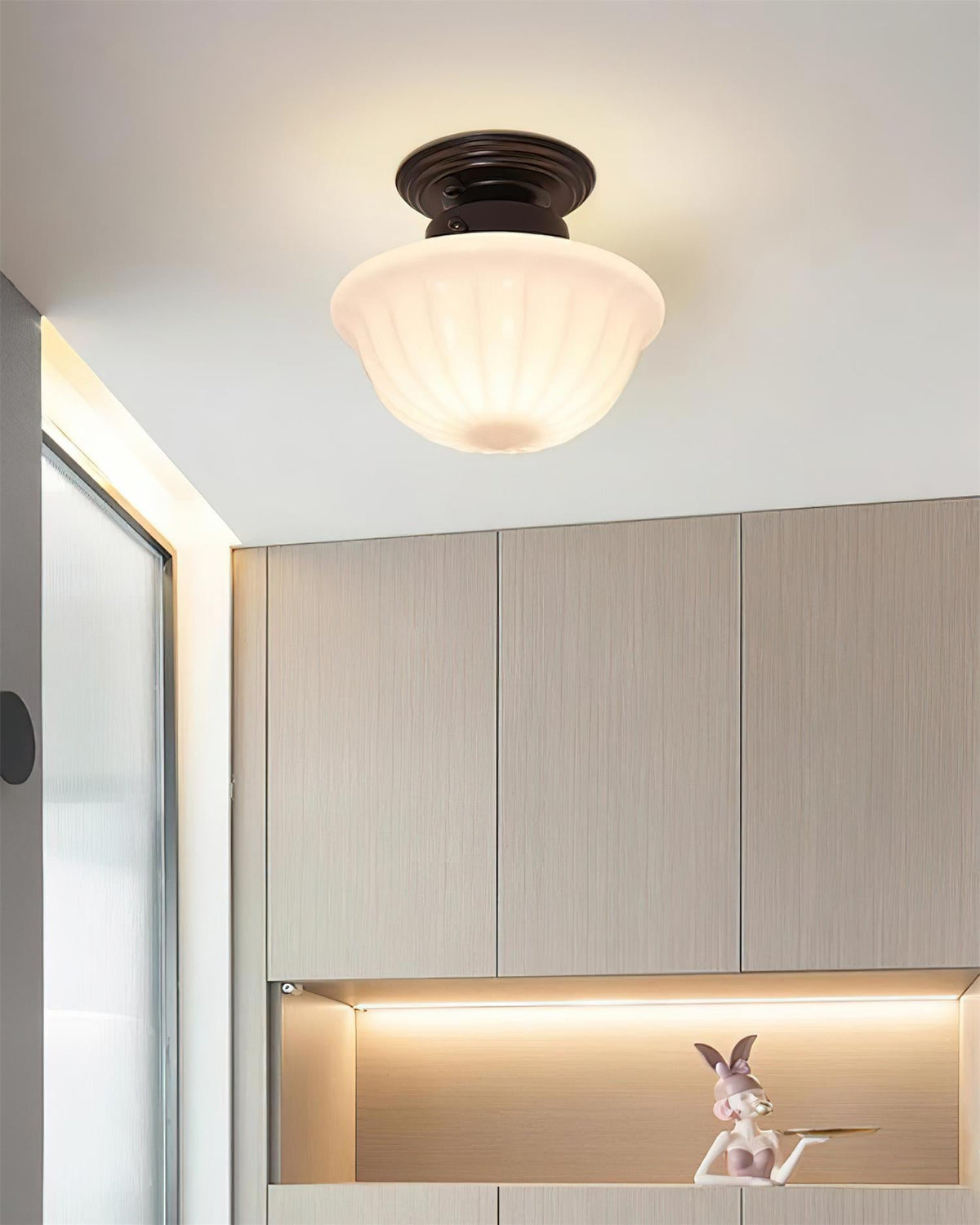 Hildenfern Glass Ceiling Light-Moonnatur