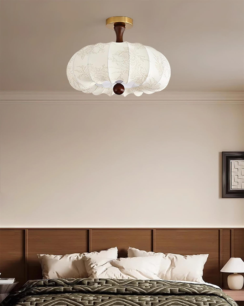 Finverwell Fabric Ceiling Light-Moonnatur