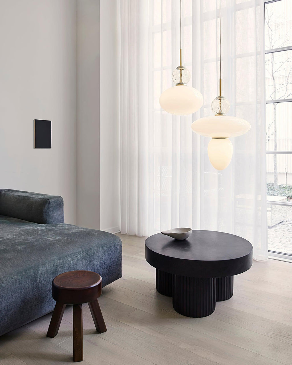 Renvereris Glass Pendant Light-Moonnatur