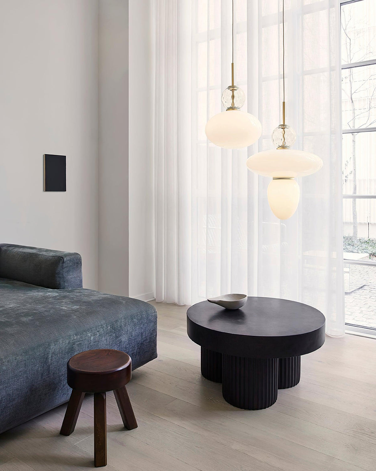 Renvereris Glass Pendant Light-Moonnatur