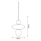 Renvereris Glass Pendant Light-Moonnatur