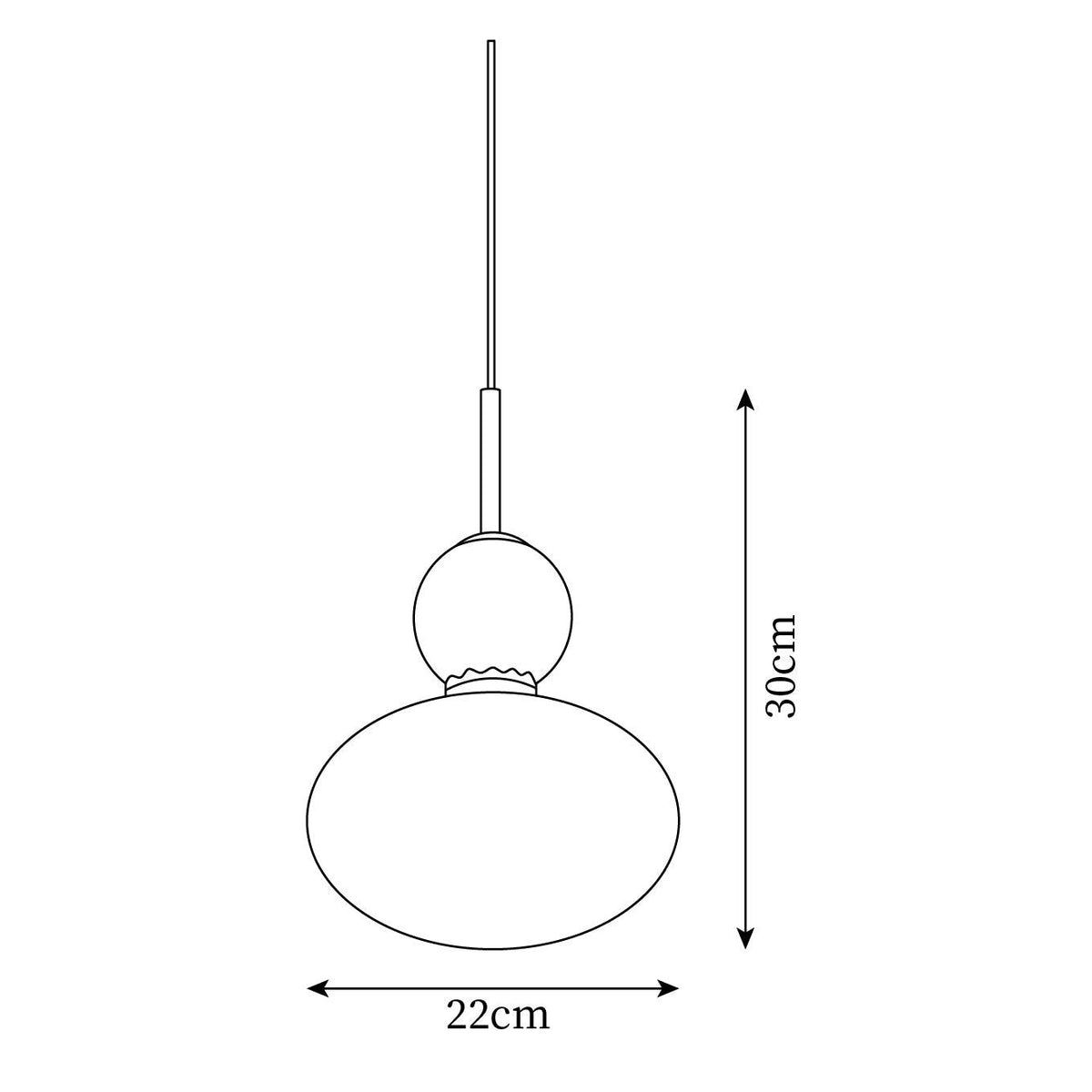 Renvereris Glass Pendant Light-Moonnatur