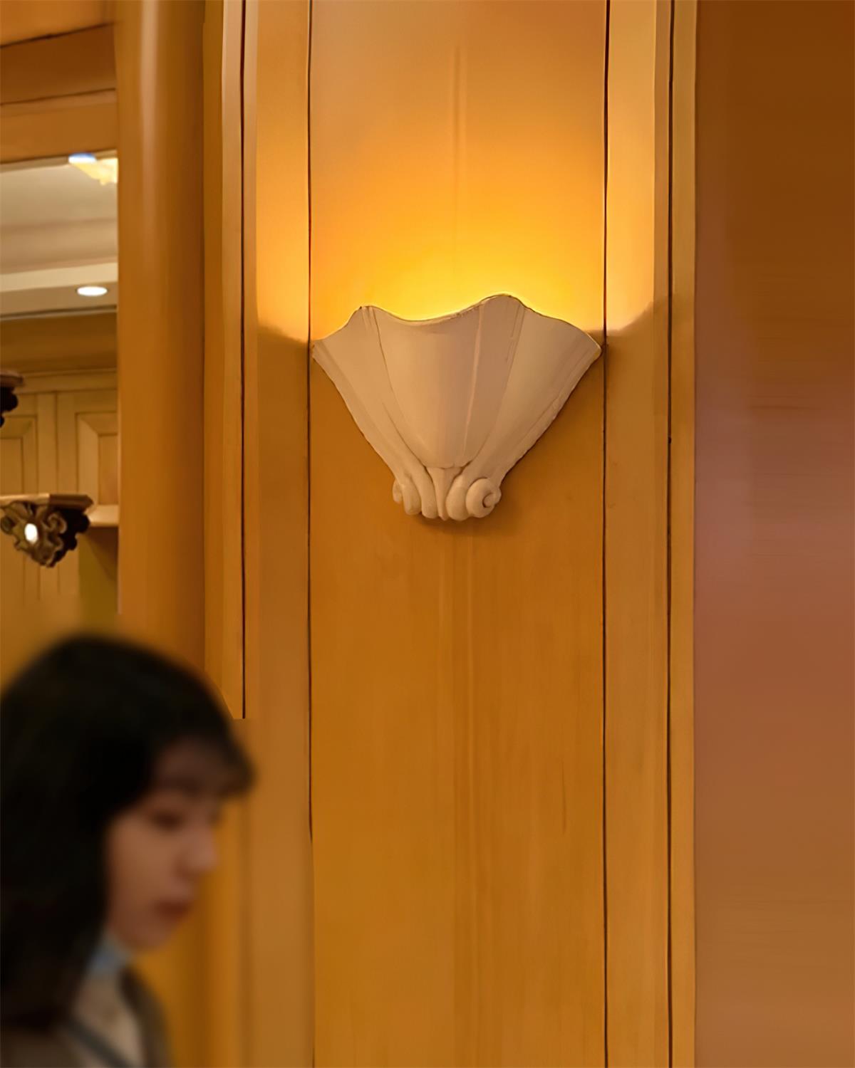 Urenfield Plaster Wall Light-Moonnatur