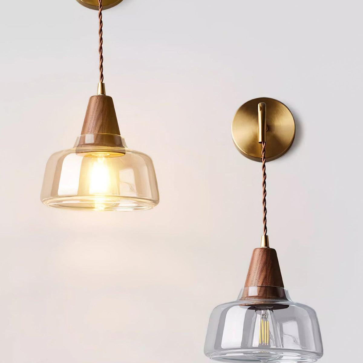 Lorrenara Glass Wall Light-Moonnatur
