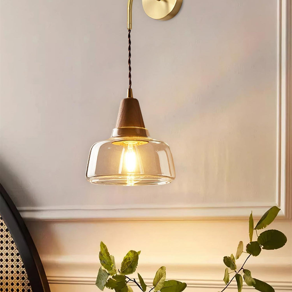 Lorrenara Glass Wall Light-Moonnatur